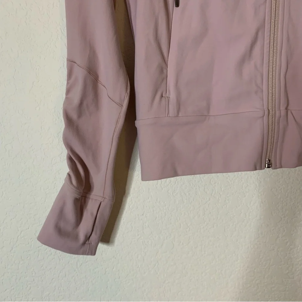 Lululemon womens pink the lab essential full zip jacket 6